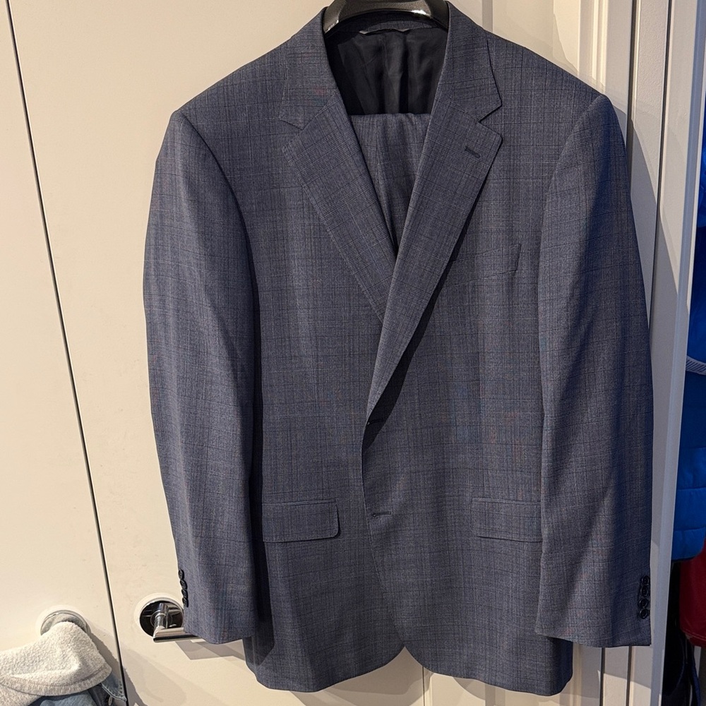 Canali Classic Glencheck Suit EU60L US50L